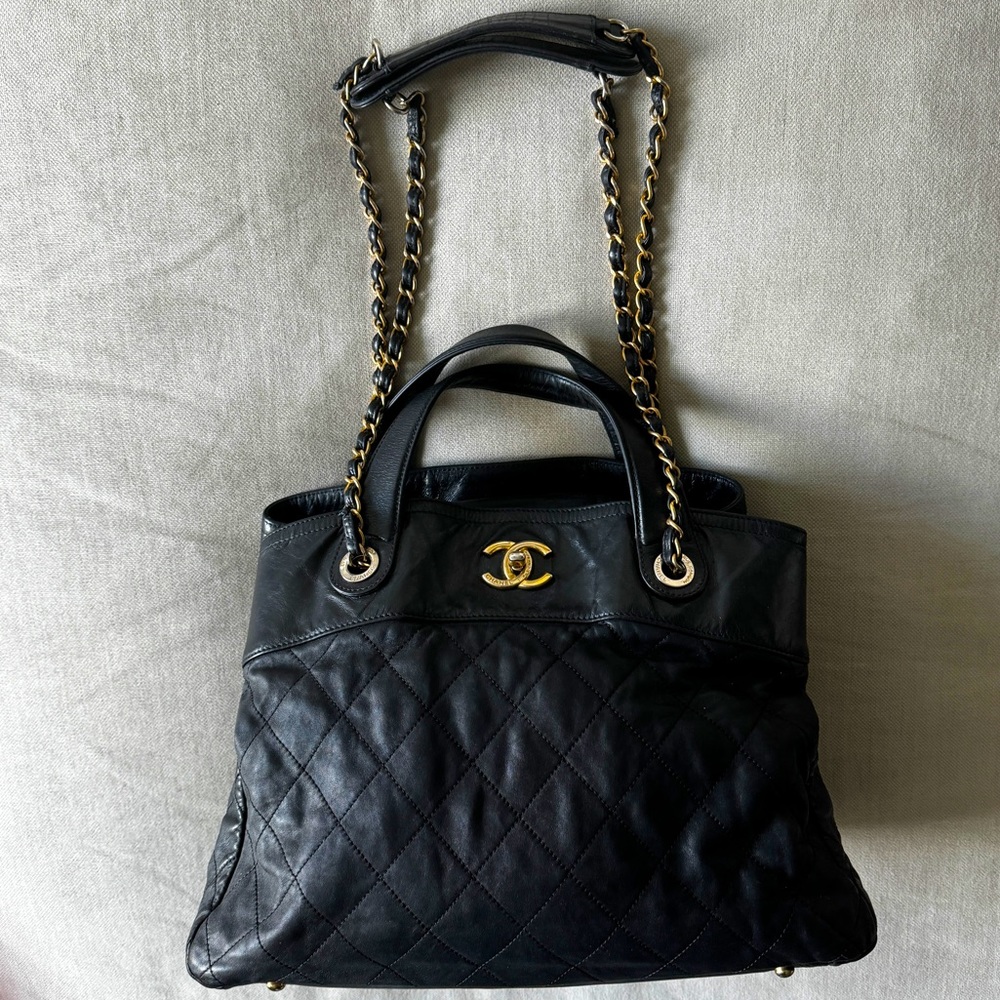 🖤CHANEL🖤In The Mix Quilted Calfskin Small Shopping Bag Tote